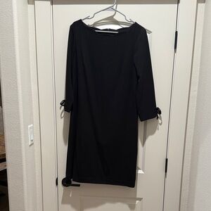 Talbots Classic Black Long Sleeve Dress